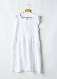 Rochie midi mâneci scurte mâneci scurte alb PM MERE & FILLE fille