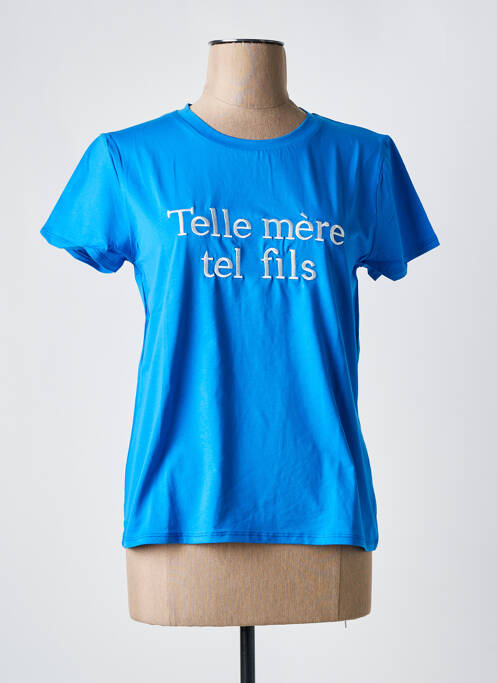 Tricou albastru PM MERE & FILLE femeie