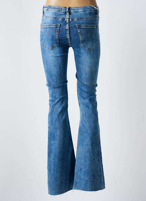 Blugi cu croială evazată albastru R.DISPLAY femeie