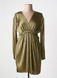Rochie scurtă mâneci lungi mâneci lungi verde SEASON femeie