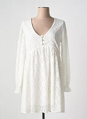 Rochie scurtă alb KILKY femeie