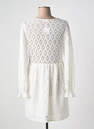 Rochie scurtă mâneci lungi mâneci lungi alb KILKY femeie