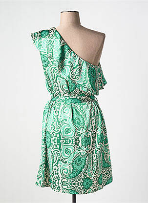 Rochie midi croială fluidă fără mâneci verde IKOONE&BIANKA femeie