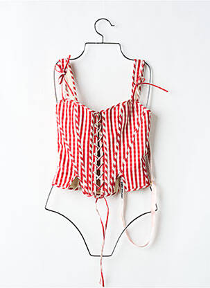 Corset bretele elastice reglabile roșu HOUSE OF CB LONDON femeie