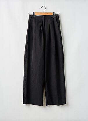 Pantalon drept închidere cu fermoar sub clapetă cu cârlig negru STORETS femeie
