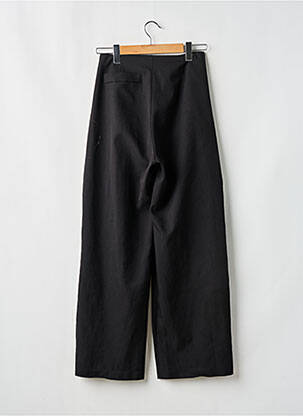 Pantalon drept închidere cu fermoar sub clapetă cu cârlig negru STORETS femeie
