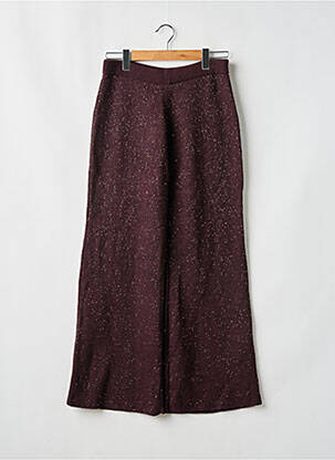 Pantalon drept talie elastică violet LOS ANGELES femeie