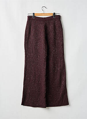 Pantalon drept talie elastică violet LOS ANGELES femeie