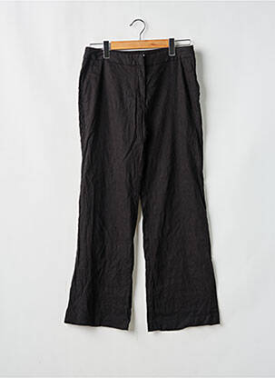 Pantalon drept închidere cu fermoar sub clapetă cu cârlig negru BOA femeie