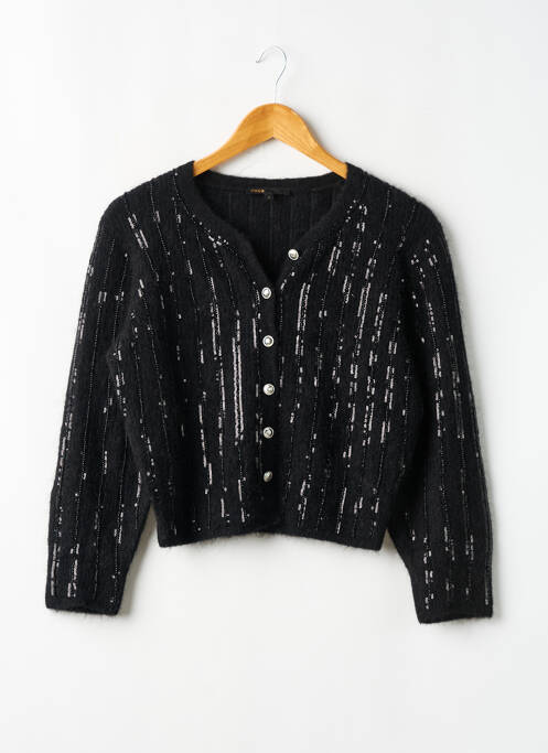 Vestă cu mâneci lungi negru MAJE femeie