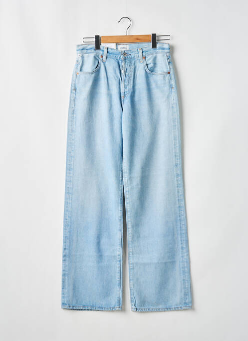 Blugi cu croială dreaptă albastru CITIZENS OF HUMANITY femeie