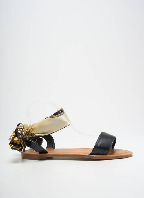 Sandale/Pantofi decupați negru QUEEN femeie