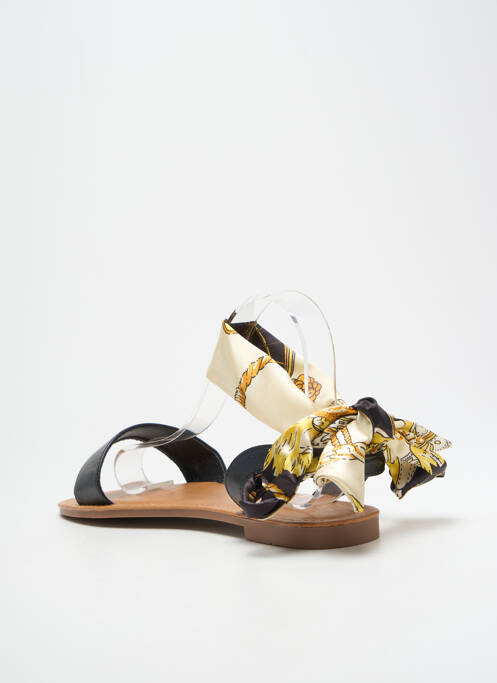 Sandale/Pantofi decupați negru QUEEN femeie