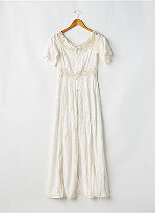 Rochie lungă alb ZARA TRAFALUC femeie