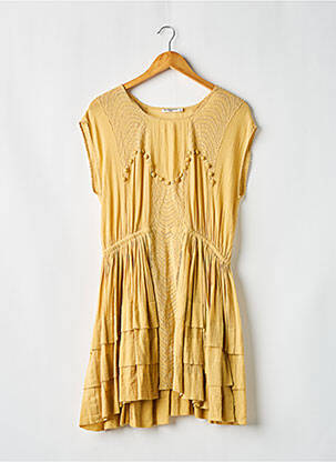 Rochie midi galben MES DEMOISELLES...PARIS femeie