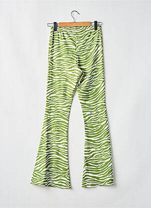 Pantalon evazat talie elastică verde NASTY GAL femeie