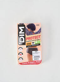 Chiloți-menstruali țesătură jersey negru DIM femme