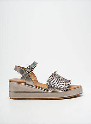 Sandale/Pantofi decupați argintiu COCO ET ABRICOT femeie