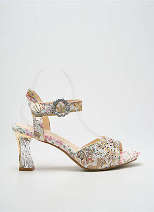 Sandale/Pantofi decupați bej LAURA VITA femeie