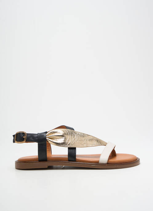 Șlapi auriu ELUE PAR NOUS femeie