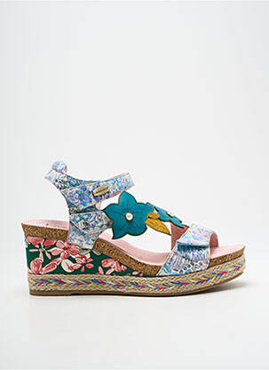 Sandale/Pantofi decupați albastru LAURA VITA femeie