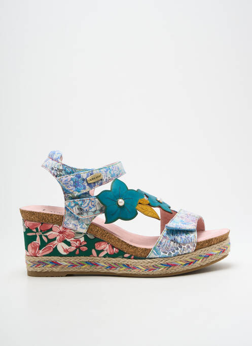 Sandale/Pantofi decupați albastru LAURA VITA femeie