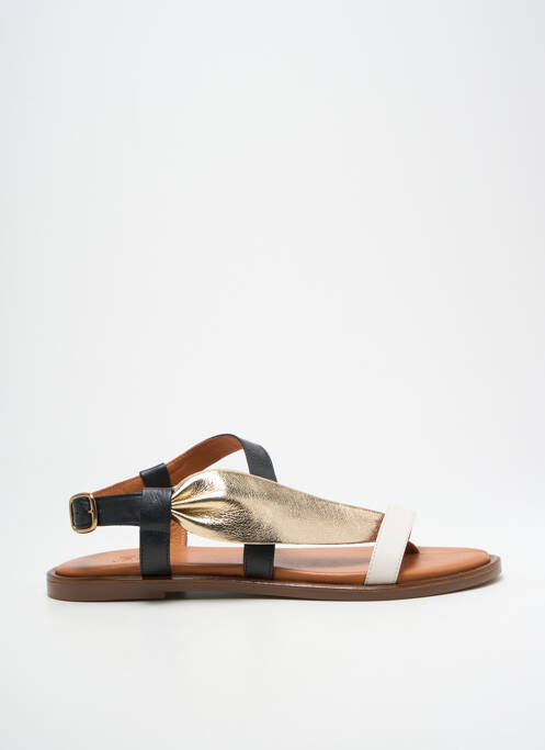 Șlapi auriu ELUE PAR NOUS femeie