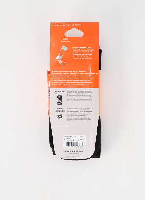 Șosete negru THERM-IC bărbat