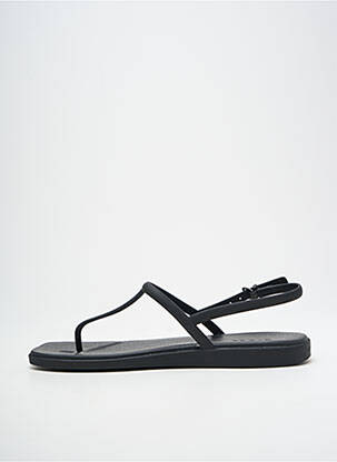 Șlapi închidere cu buclă(e) toc plat până la 3 cm negru CROCS femeie