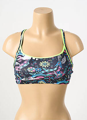 Sutien de costum de baie elasticitate sutiene negru FUNKITA femeie