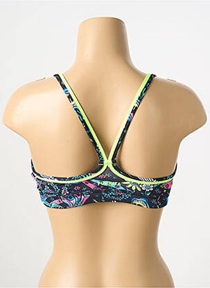 Sutien de costum de baie elasticitate sutiene negru FUNKITA femeie