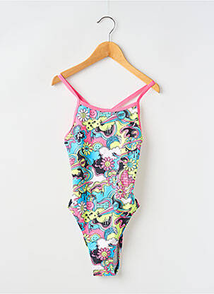 Costum de baie dintr-o singură piesă roz FUNKITA fată