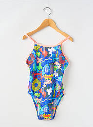 Costum de baie dintr-o singură piesă imprimeu fantezie albastru FUNKITA fille