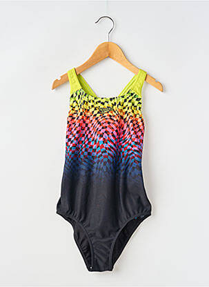 Costum de baie dintr-o singură piesă negru SPEEDO fată