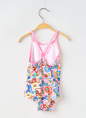Costum de baie dintr-o singură piesă imprimeu fantezie roz FUNKITA fată