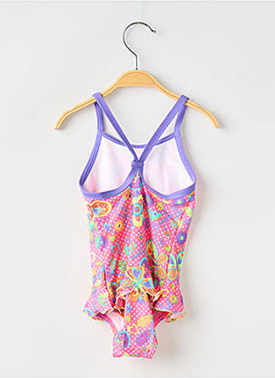 Costum de baie dintr-o singură piesă imprimeu fantezie roz FUNKITA fată