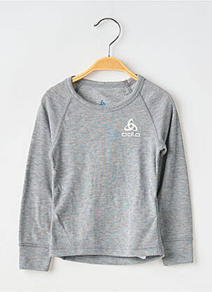 Tricou gri ODLO copil
