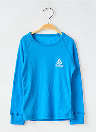 Tricou mâneci lungi mâneci lungi albastru ODLO enfant