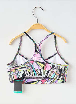 Sutien de costum de baie elasticitate negru FUNKITA fată