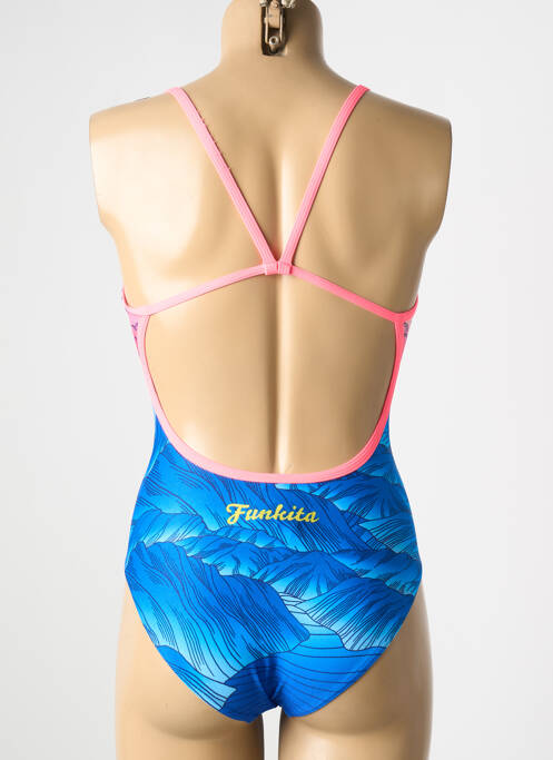 Costum de baie dintr-o singură piesă albastru FUNKITA femeie