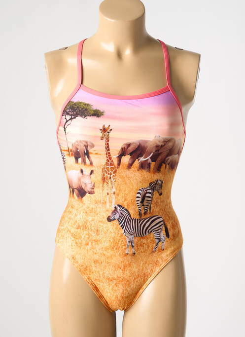 Costum de baie dintr-o singură piesă portocaliu FUNKITA femeie