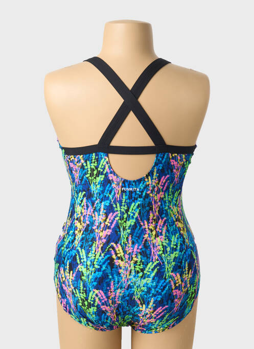 Costum de baie dintr-o singură piesă albastru FUNKITA femeie