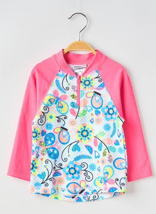 Top de baie roz FUNKITA fată