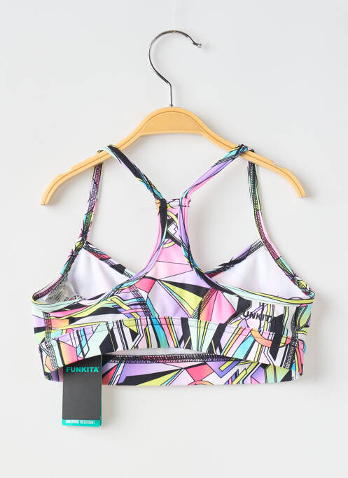 Sutien de costum de baie negru FUNKITA fată