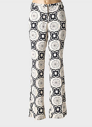 Pantalon evazat bej MORGAN femeie