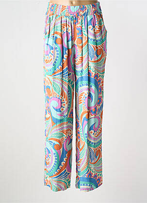 Pantalon drept țesătură poplin mărime normală violet MOLLY BRACKEN femeie