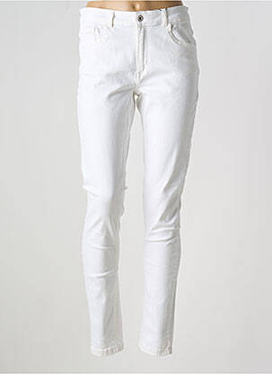 Blugi cu croială slim alb B.YOUNG femeie