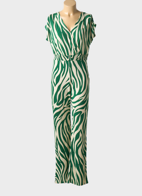 Salopetă-pantalon verde MORGAN femeie