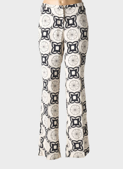 Pantalon evazat bej MORGAN femeie