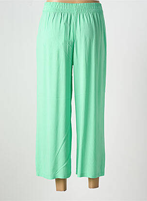 Pantalon 7/8 talie elastică mărime normală verde B.YOUNG femeie